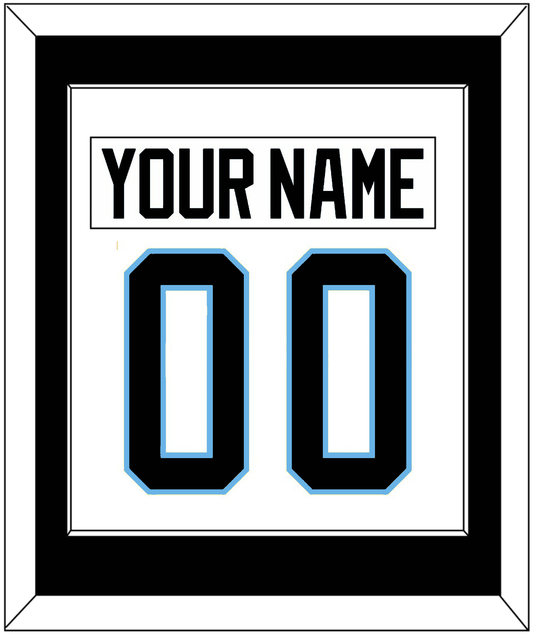 Utah Nameplate & Number (Back) Combined - Road White (2024-2025) - Essential Tier 1