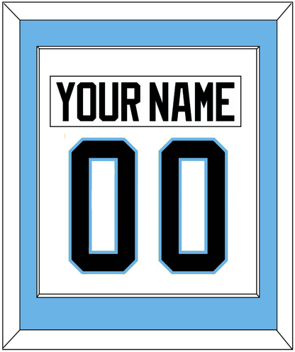Utah Nameplate & Number (Back) Combined - Road White (2024-2025) - Essential Tier 2