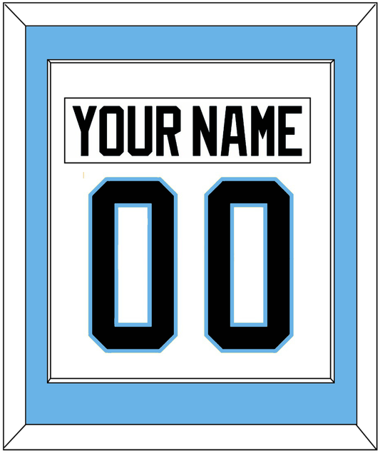 Utah Nameplate & Number (Back) Combined - Road White (2024-2025) - Essential Tier 2