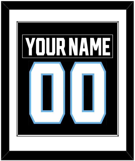 Utah Nameplate & Number (Back) Combined - Home Black - Essential Tier 1