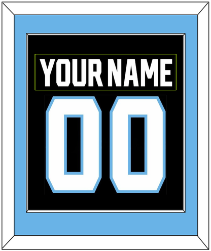 Utah Nameplate & Number (Back) Combined - Home Black - Essential Tier 2