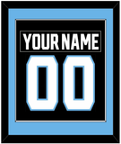 Utah Nameplate & Number (Back) Combined - Home Black - Single Mat 2