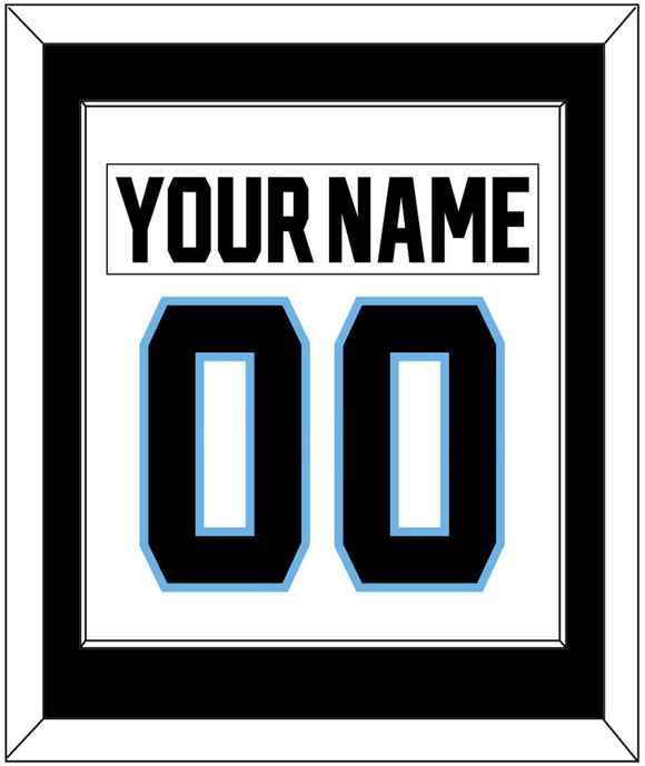 Utah Nameplate & Number (Back) Combined - Road White - Single Mat 1