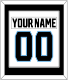 Utah Nameplate & Number (Back) Combined - Road White - Single Mat 1