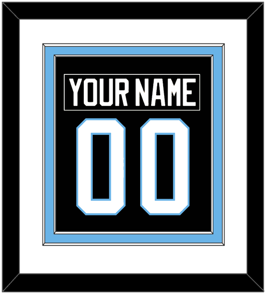 Utah Nameplate & Number (Back) Combined - Home Black (2024-2025) - Signature Tier 1