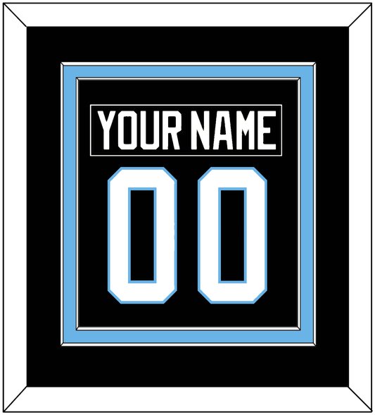 Utah Nameplate & Number (Back) Combined - Home Black (2024-2025) - Signature Tier 2