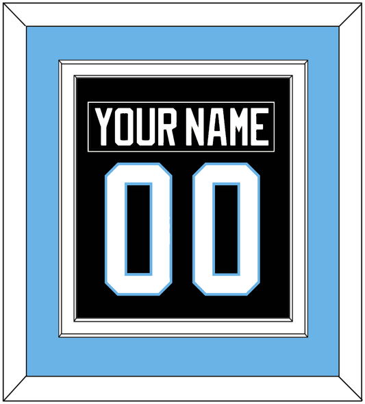 Utah Nameplate & Number (Back) Combined - Home Black (2024-2025) - Signature Tier 3