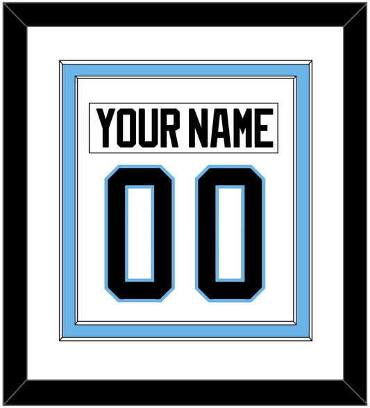 Utah Nameplate & Number (Back) Combined - Road White (2024-2025) - Signature Tier 1