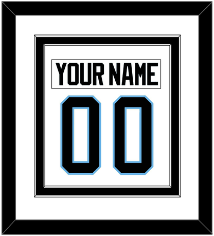 Utah Nameplate & Number (Back) Combined - Road White (2024-2025) - Signature Tier 2