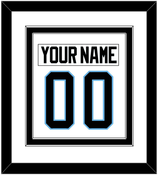 Utah Nameplate & Number (Back) Combined - Road White (2024-2025) - Signature Tier 2