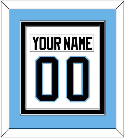 Utah Nameplate & Number (Back) Combined - Road White (2024-2025) - Signature Tier 4