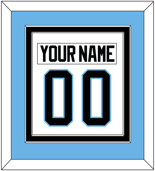 Utah Nameplate & Number (Back) Combined - Road White (2024-2025) - Signature Tier 4
