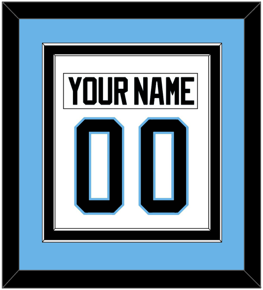 Utah Nameplate & Number (Back) Combined - Road White (2024-2025) - Signature Tier 4