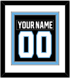 Utah Nameplate & Number (Back) Combined - Home Black - Double Mat 1