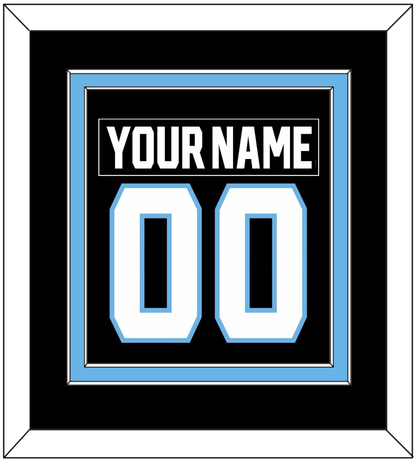 Utah Nameplate & Number (Back) Combined - Home Black - Signature Tier 2