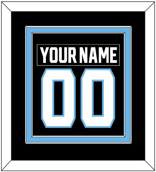 Utah Nameplate & Number (Back) Combined - Home Black - Signature Tier 2