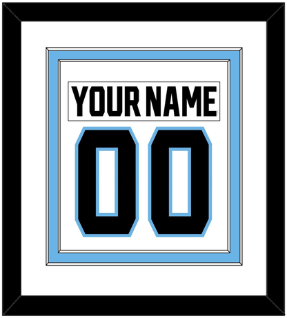 Utah Nameplate & Number (Back) Combined - Road White - Signature Tier 1