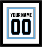 Utah Nameplate & Number (Back) Combined - Road White - Double Mat 1