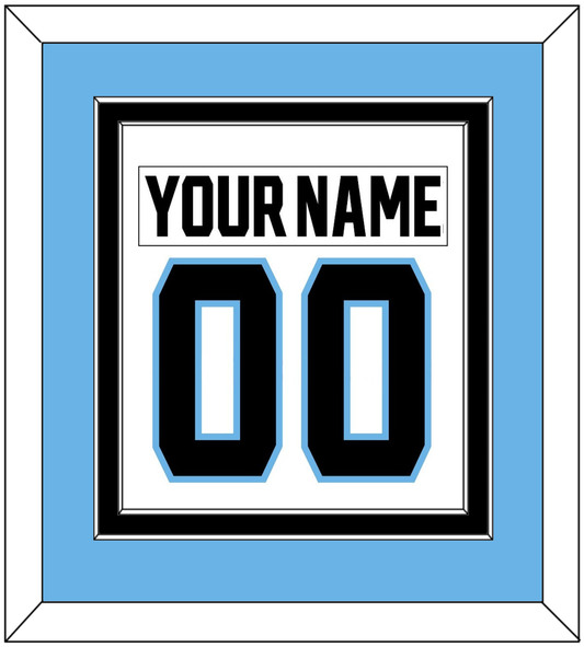 Utah Nameplate & Number (Back) Combined - Road White - Signature Tier 3