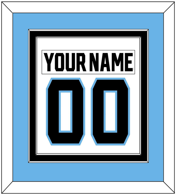 Utah Nameplate & Number (Back) Combined - Road White - Double Mat 3