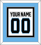 Utah Nameplate & Number (Back) Combined - Road White - Double Mat 3