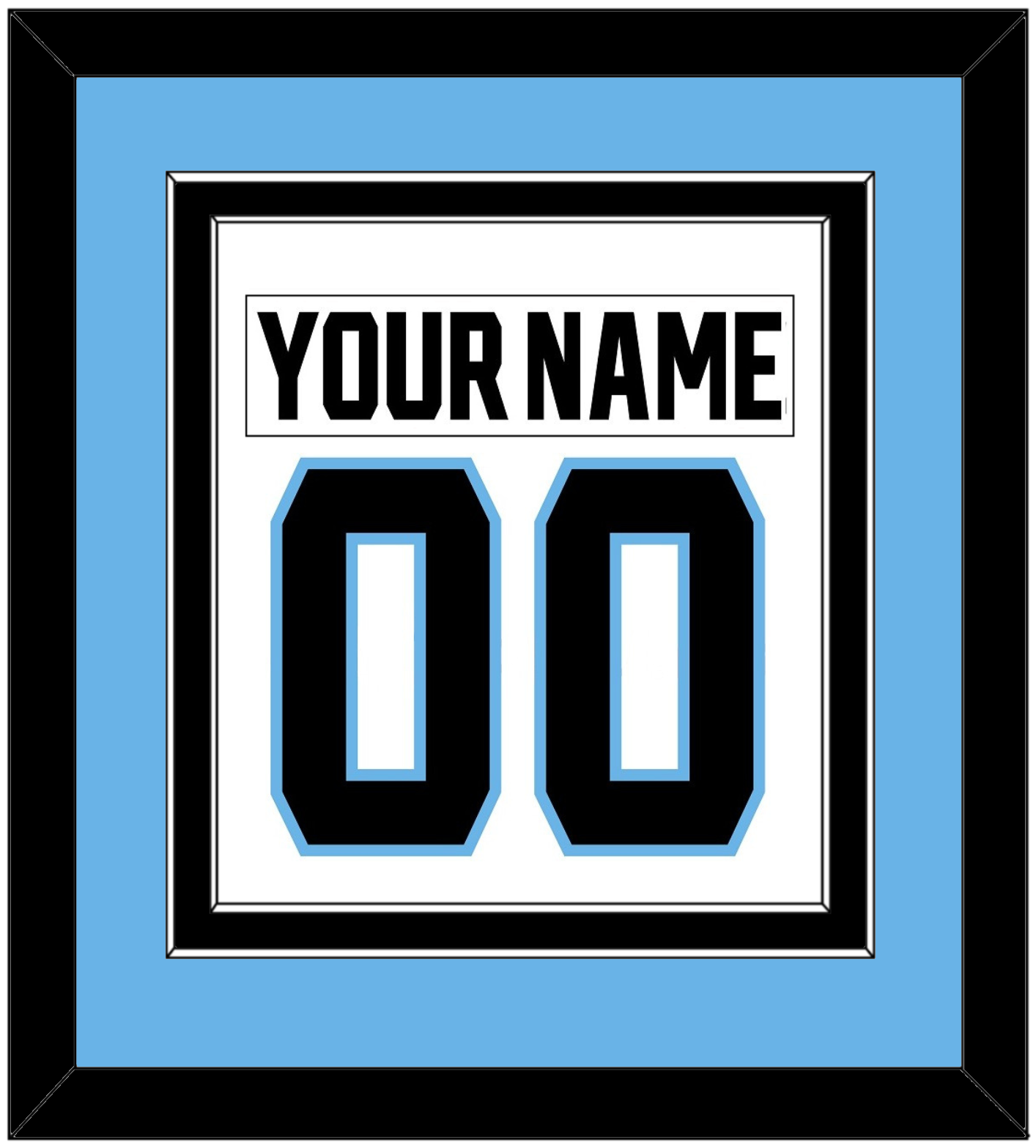 Utah Nameplate & Number (Back) Combined - Road White - Signature Tier 3