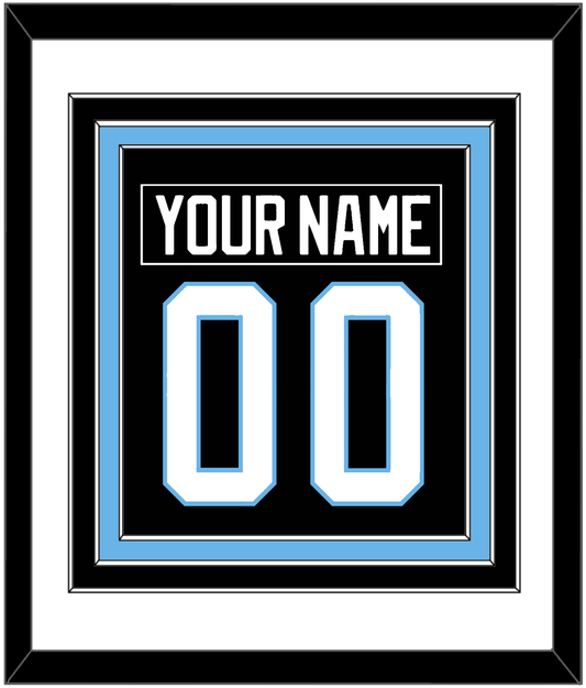 Utah Nameplate & Number (Back) Combined - Home Black (2024-2025) - Premier Tier 1