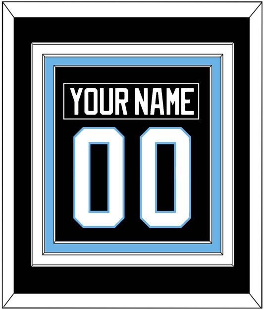 Utah Nameplate & Number (Back) Combined - Home Black (2024-2025) - Premier Tier 2
