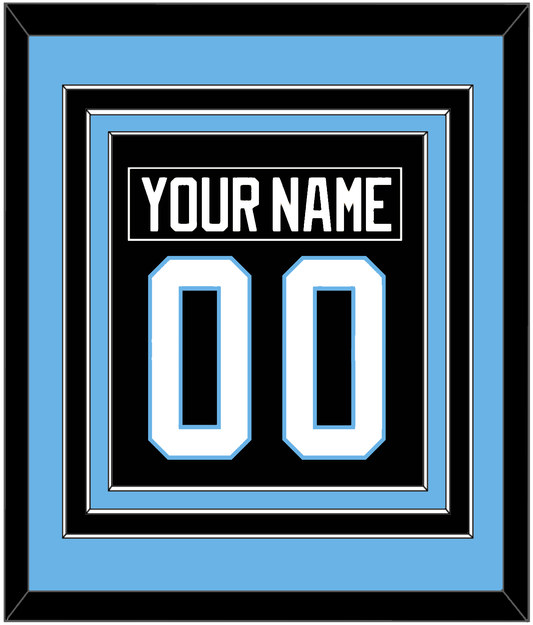Utah Nameplate & Number (Back) Combined - Home Black (2024-2025) - Premier Tier 3