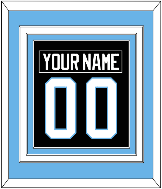 Utah Nameplate & Number (Back) Combined - Home Black (2024-2025) - Premier Tier 4