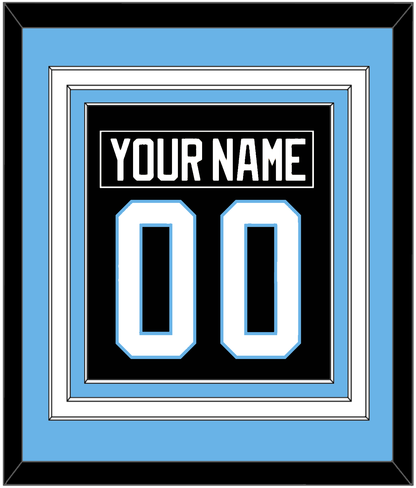 Utah Nameplate & Number (Back) Combined - Home Black (2024-2025) - Premier Tier 4