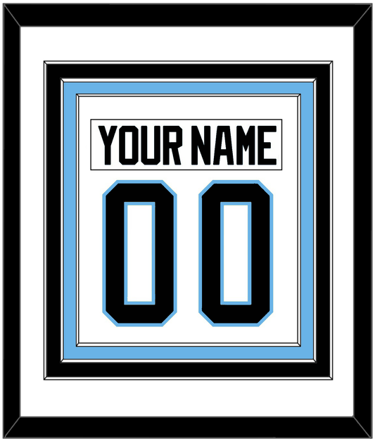 Utah Nameplate & Number (Back) Combined - Road White (2024-2025) - Premier Tier 1