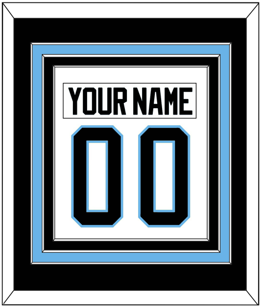 Utah Nameplate & Number (Back) Combined - Road White (2024-2025) - Premier Tier 2
