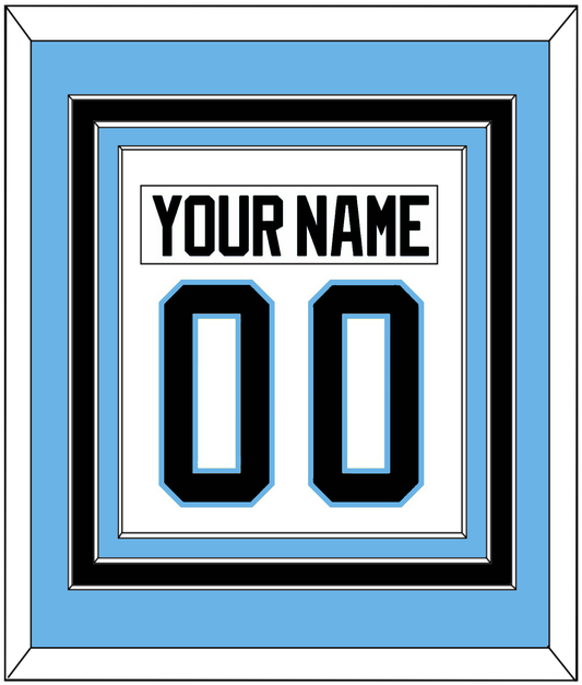 Utah Nameplate & Number (Back) Combined - Road White (2024-2025) - Premier Tier 3