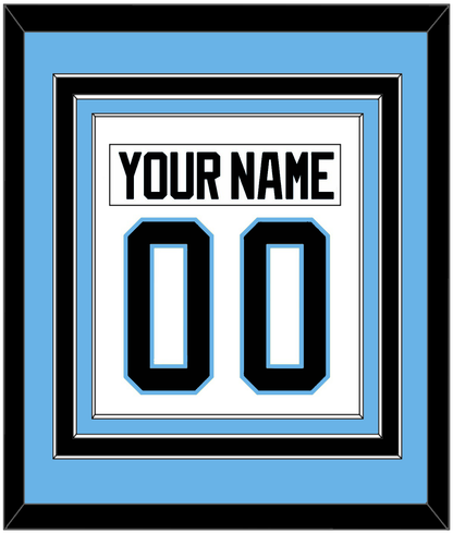 Utah Nameplate & Number (Back) Combined - Road White (2024-2025) - Premier Tier 3