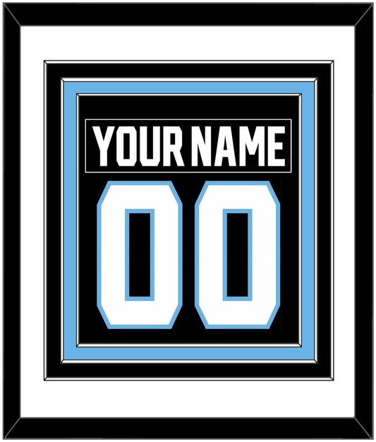 Utah Nameplate & Number (Back) Combined - Home Black - Premier Tier 1