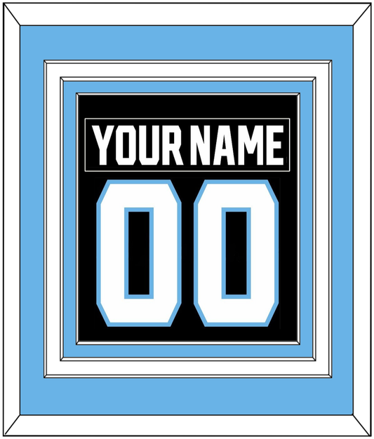 Utah Nameplate & Number (Back) Combined - Home Black - Premier Tier 3
