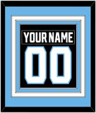 Utah Nameplate & Number (Back) Combined - Home Black - Triple Mat 3