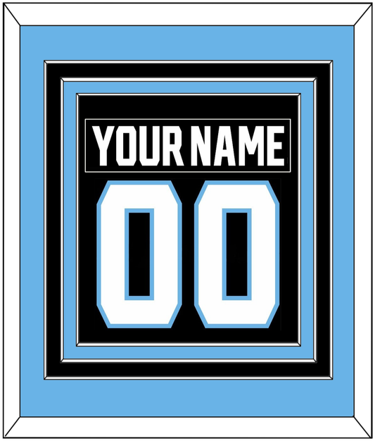 Utah Nameplate & Number (Back) Combined - Home Black - Premier Tier 4