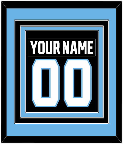 Utah Nameplate & Number (Back) Combined - Home Black - Premier Tier 4