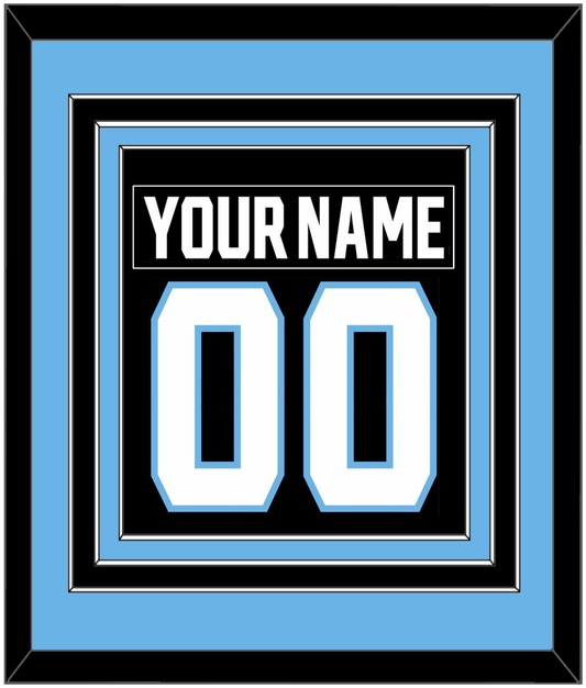 Utah Nameplate & Number (Back) Combined - Home Black - Premier Tier 4