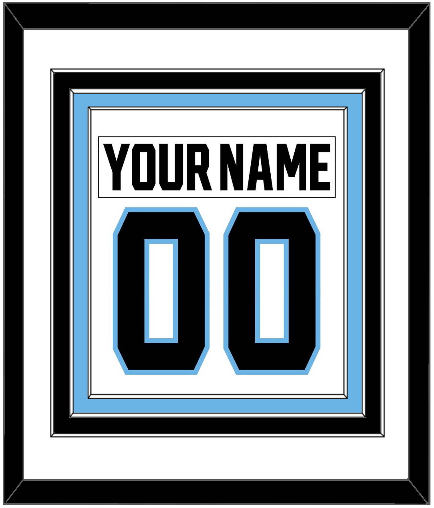 Utah Nameplate & Number (Back) Combined - Road White - Premier Tier 1