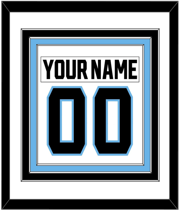Utah Nameplate & Number (Back) Combined - Road White - Triple Mat 1