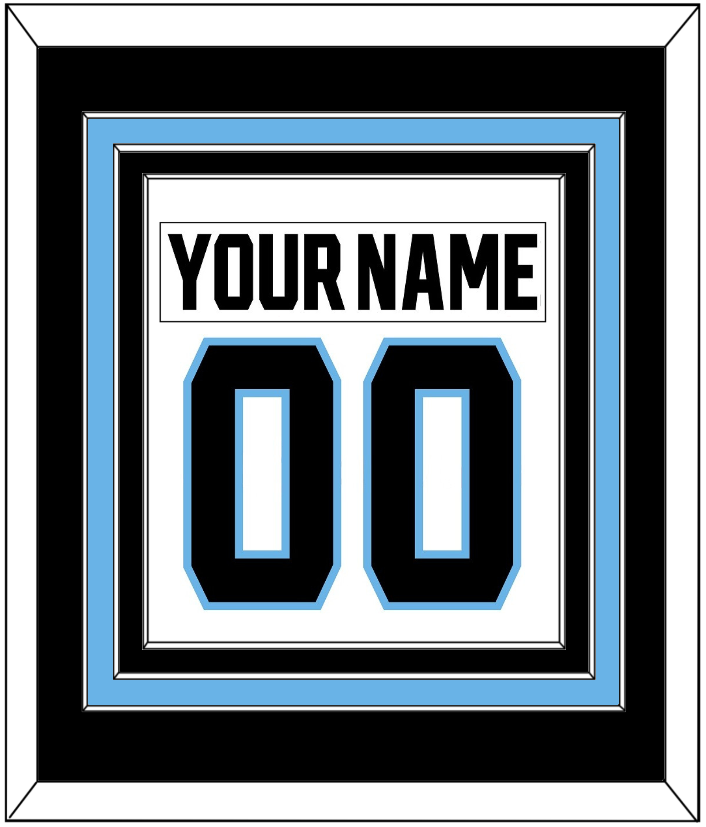 Utah Nameplate & Number (Back) Combined - Road White - Premier Tier 2
