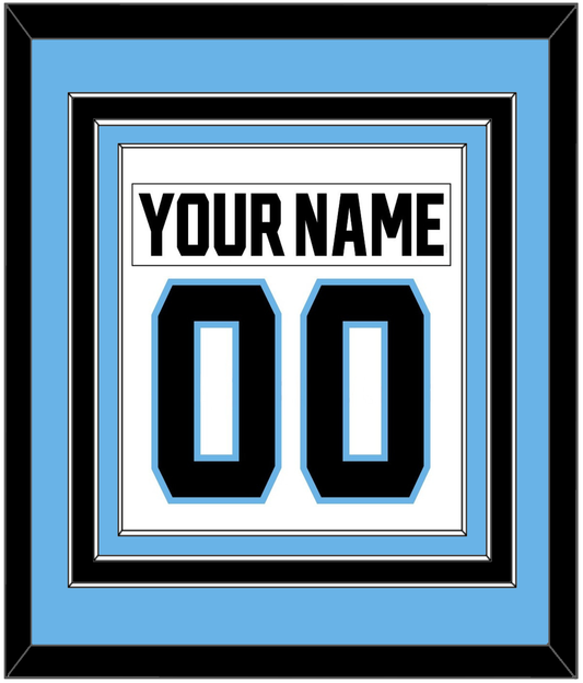 Utah Nameplate & Number (Back) Combined - Road White - Premier Tier 3