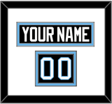 Utah Nameplate & Number (Shoulder) - Home Black (2024-2025) - Double Mat 1