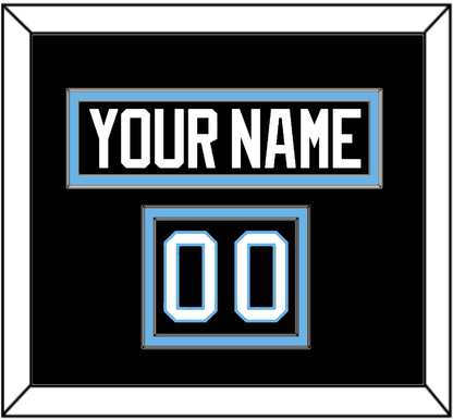 Utah Nameplate & Number (Shoulder) - Home Black (2024-2025) - Signature Tier 2