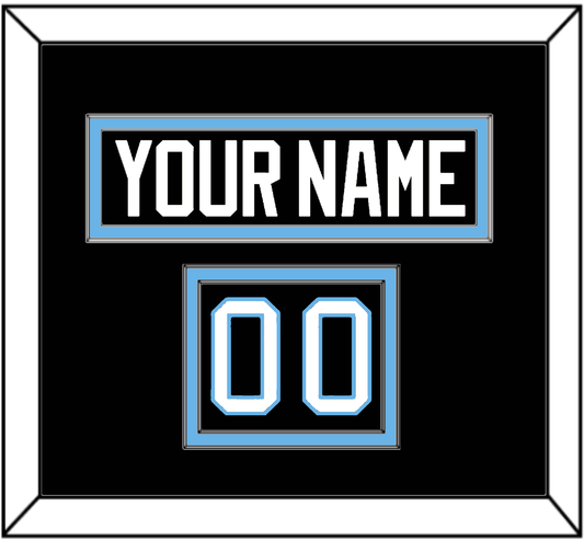 Utah Nameplate & Number (Shoulder) - Home Black (2024-2025) - Signature Tier 2