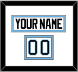 Utah Nameplate & Number (Shoulder) - Road White (2024-2025) - Double Mat 1