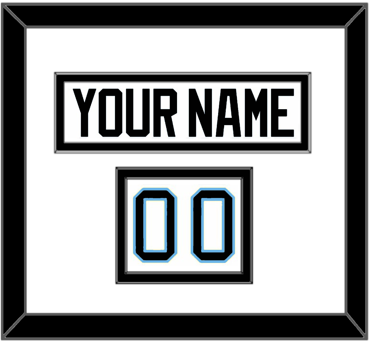 Utah Nameplate & Number (Shoulder) - Road White (2024-2025) - Signature Tier 2